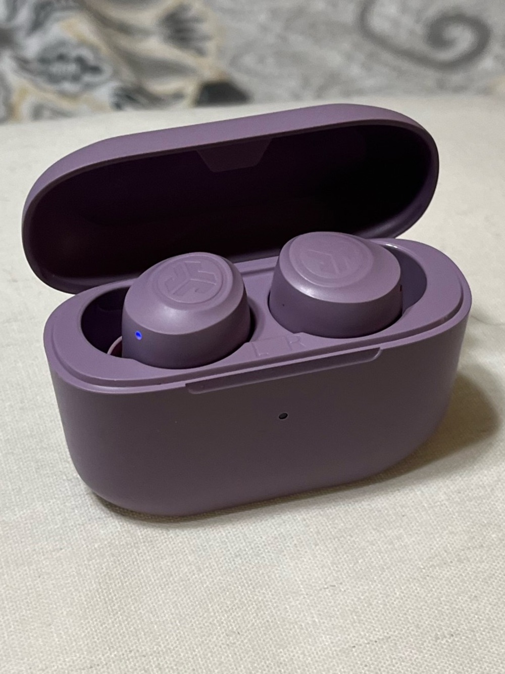 JLab Go Air Pop+ Wireless Earbuds Mauve - Excellent Condition